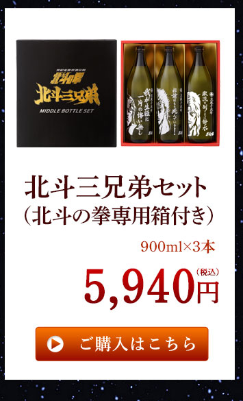 北斗三兄弟セット（北斗の拳専用箱付き）